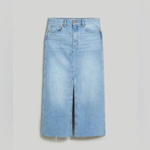 Madewell Denim Maxi Skirt